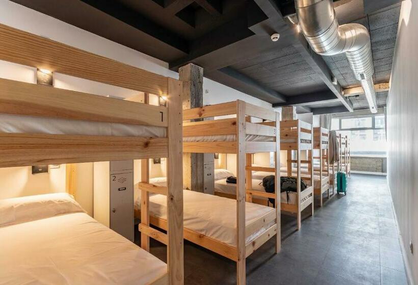 共用房间的床, Ekoos Hostel, Bilbao Eko Hostel