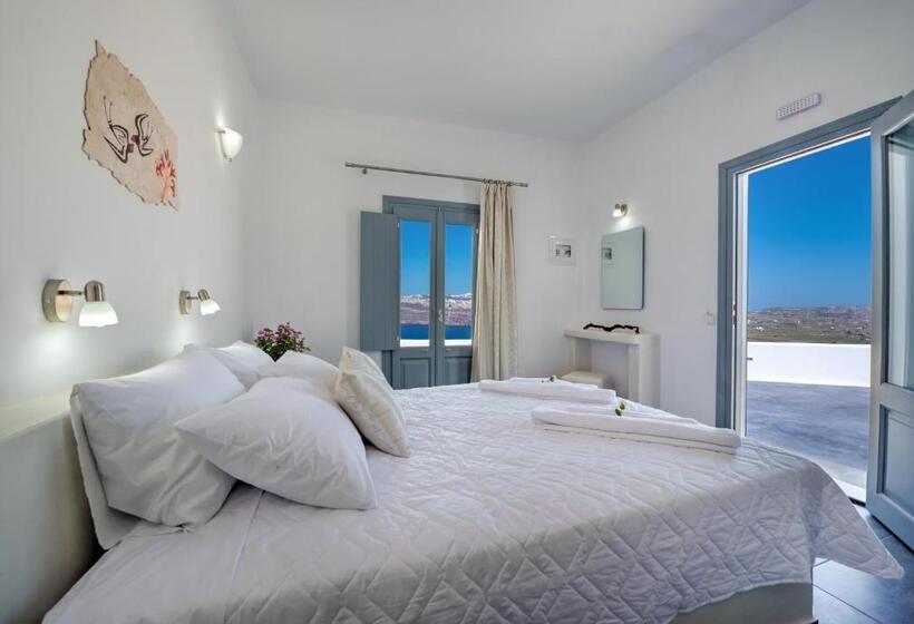 اتاق لوکس با چشم‌انداز دریا, Pancratium Villas & Suites