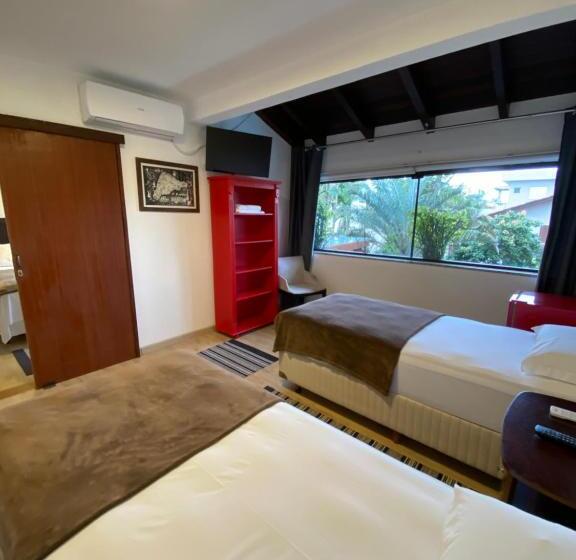 침실 2개 스위트, Pousada Casa Da Praia