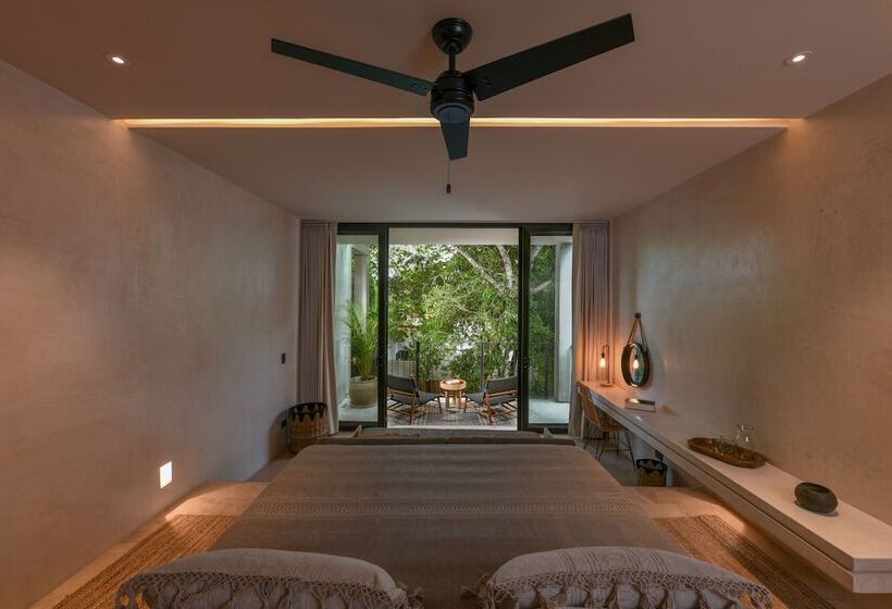 Deluxe Suite King Bed, Casa Agape Hotel Tulum With Beach Club Access