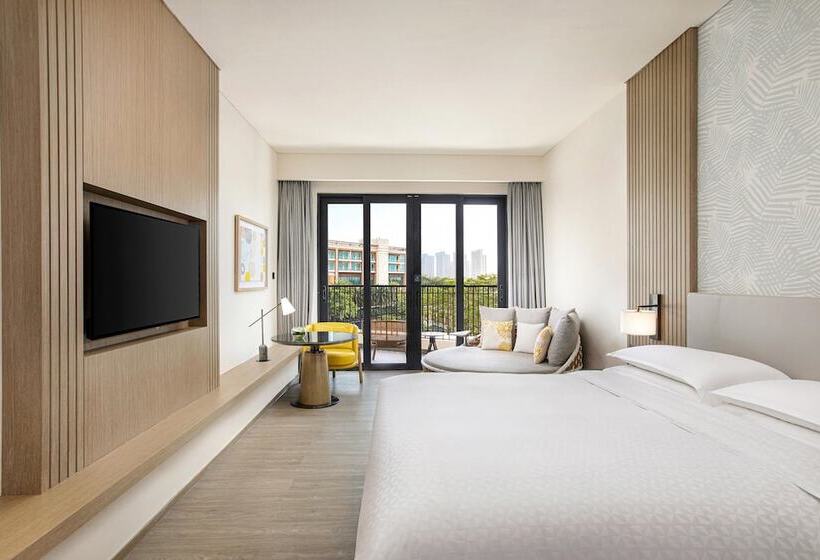 标准间带双人床, Four Points By Sheraton Wuchuan, Loong Bay