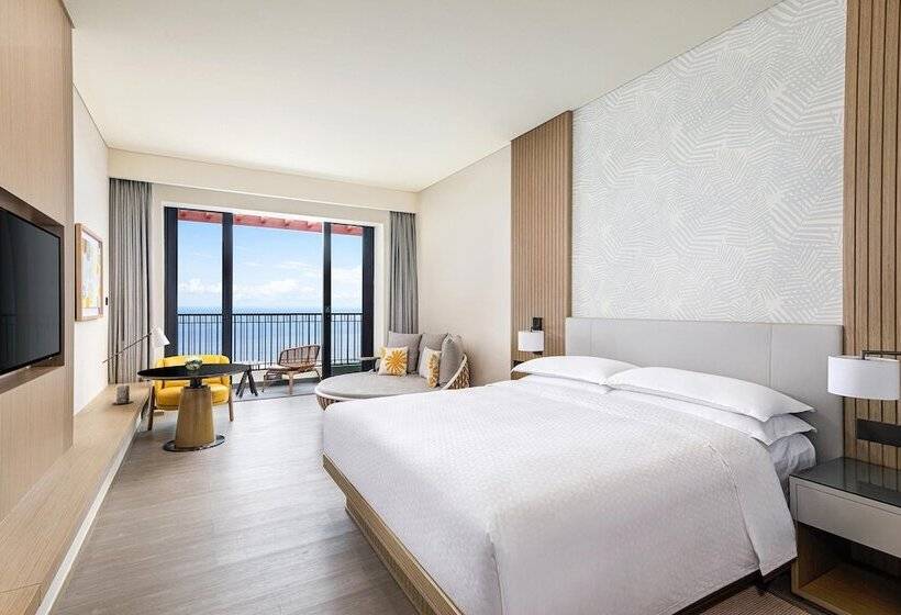 스탠다드 룸 더블 침대 바다 전망, Four Points By Sheraton Wuchuan, Loong Bay