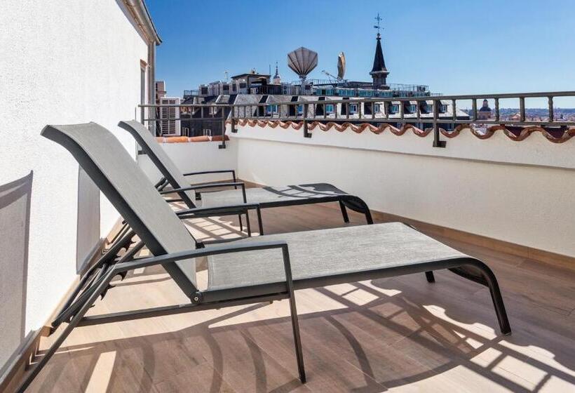 带露台的小型套房, B&b Hotel Madrid Centro Plaza Mayor