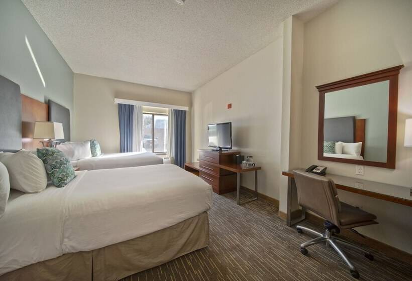 带2个双人床的标准工作室, Wingate By Wyndham And Williamson Conference Center