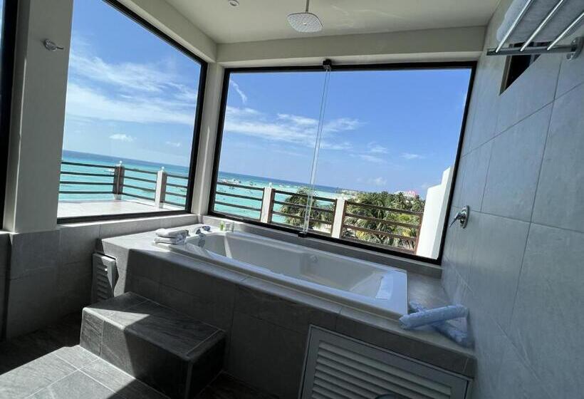 شقة غرفة واحدة مطلة على البحر, Cuxos Hotel Beachfront