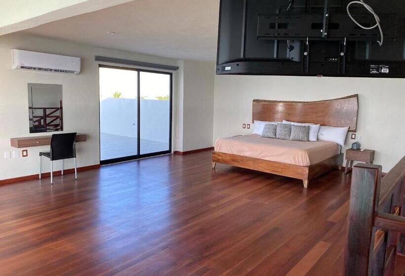 شقة غرفة واحدة مطلة على البحر, Cuxos Hotel Beachfront