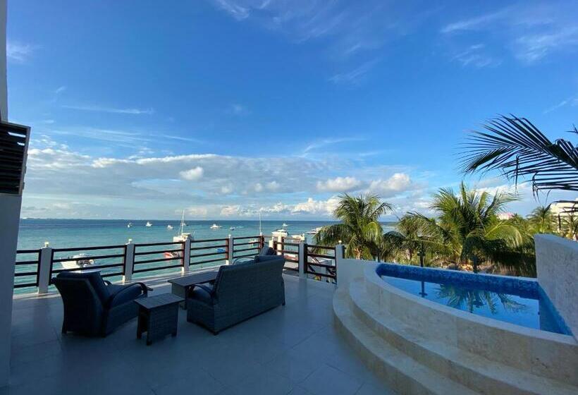 شقة غرفة واحدة مطلة على البحر, Cuxos Hotel Beachfront