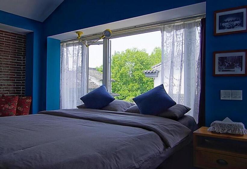 스탠다드 룸 더블 침대 2개, Hangzhou Jiuyueji Bed&breakfast
