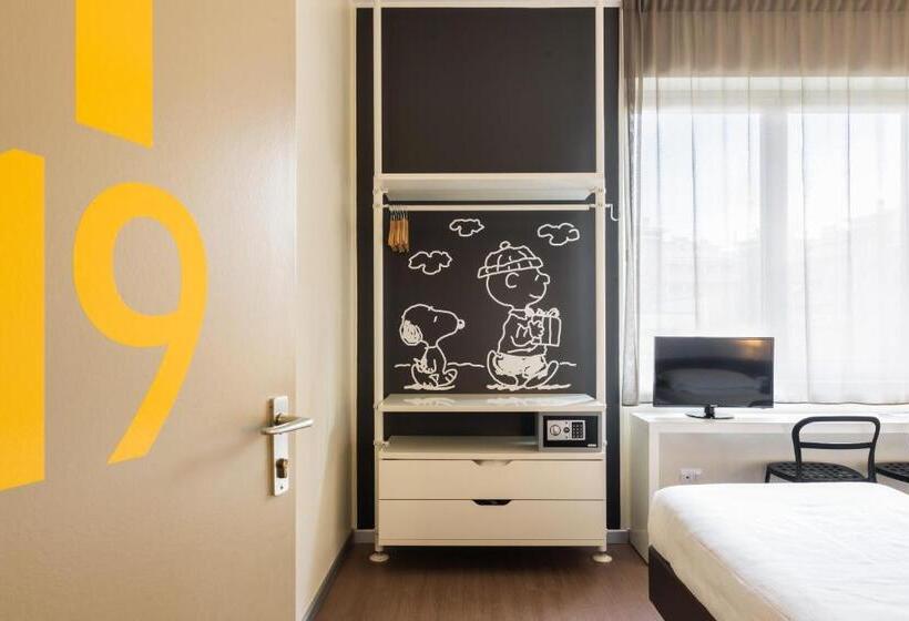 اتاق استاندارد یک نفره, B&b Hotel Milano Ornato