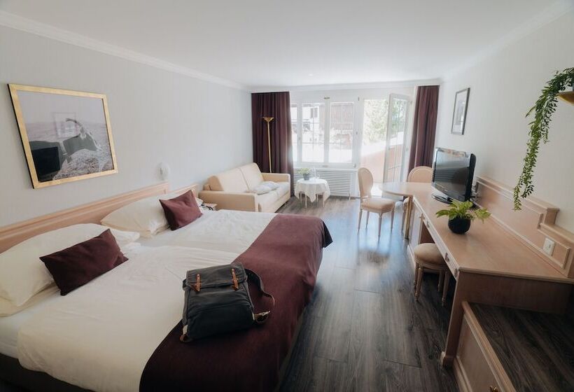 اتاق سوپریور با چشم‌انداز کوهستان, Wellnesshotel Schweizerhof