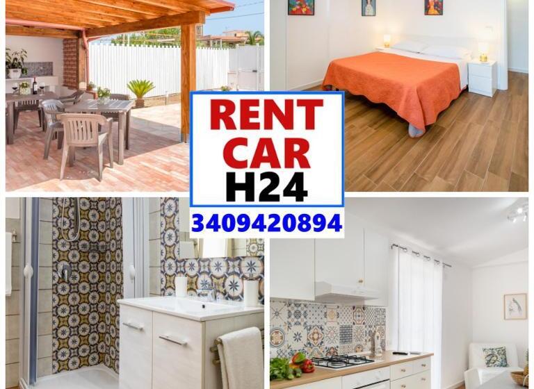 Номер Стандарт Трехместный, Arricàmpati Rooms In Villa & Rent Car Airport