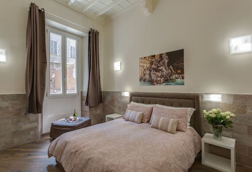 اتاق لوکس سه تخته, Navona Charme Suite