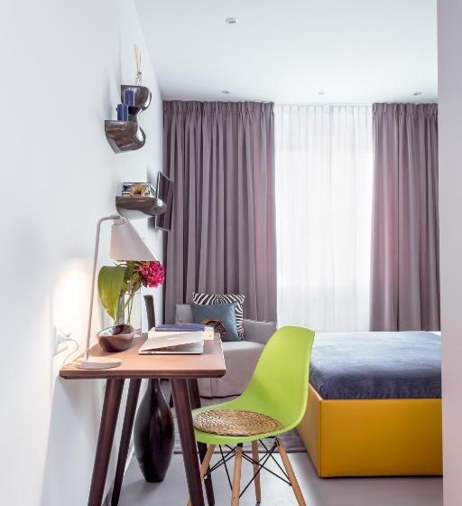 اتاق یک تخته با تراس, VISIONAPARTMENTS Hôtel de Famille