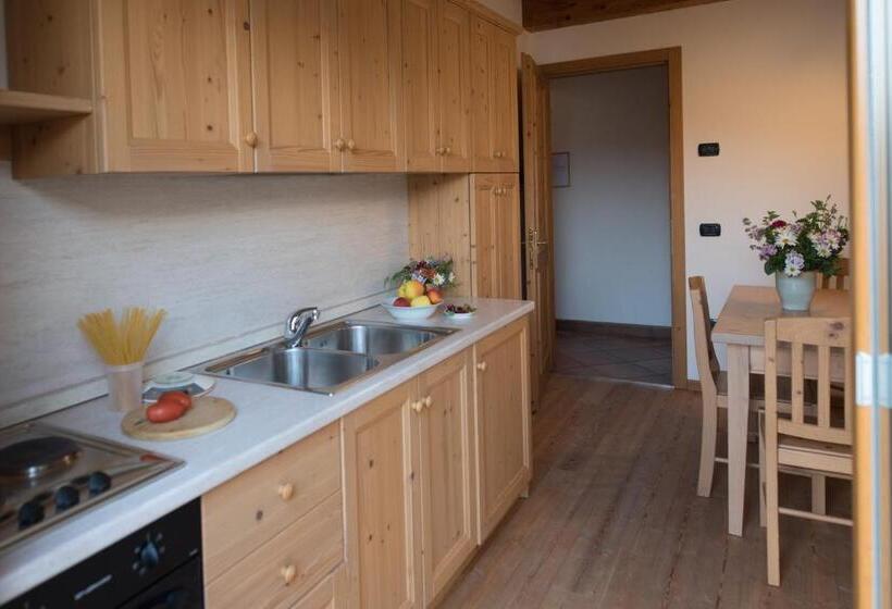 带2个卧室的公寓, Agritur Renetta