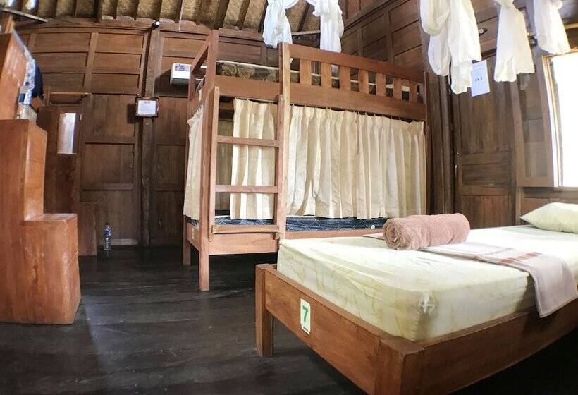Кровать в Общей Комнате, Green Paddy Hostel & Villa