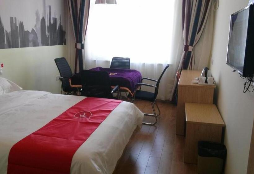 Номер Стандарт, Thank Inn Chain Hotel Jiangxi Fuzhou Linchuan District Laowuhuang Palace Bus Station