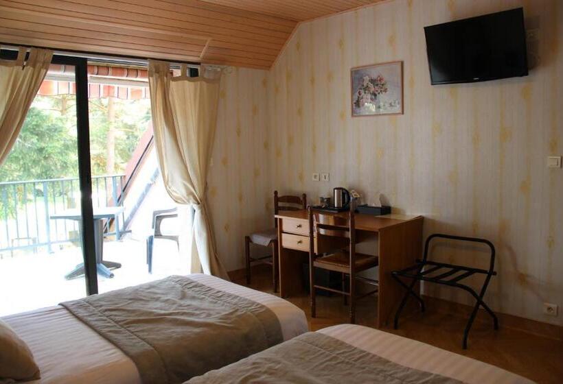 Номер Superior, Hôtel Restaurant Logis La Méridienne