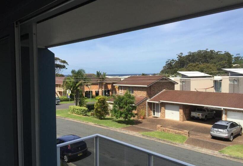 침실 2개 바다 전망 아파트, Aquarius Apartments Mollymook