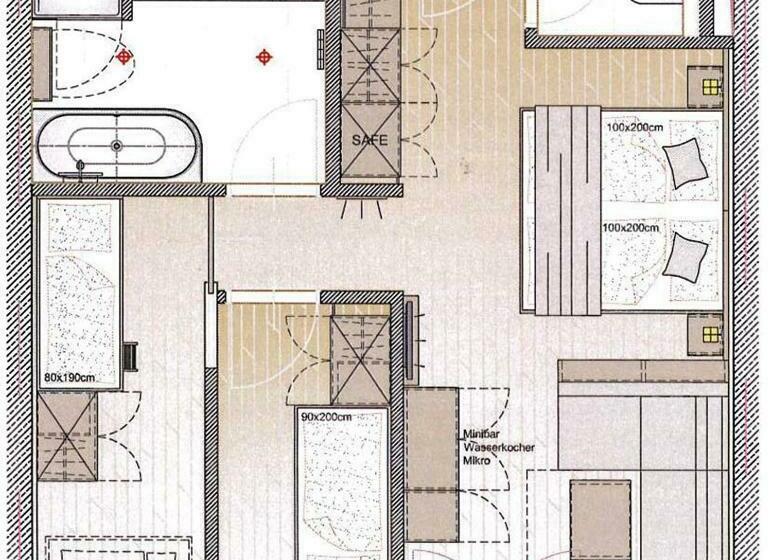 Люкс 3 Спальни, Familienhotel Trebesingerhof