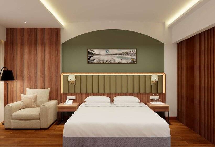 اتاق لوکس با چشم‌انداز استخر, Park Inn By Radisson Goa Candolim