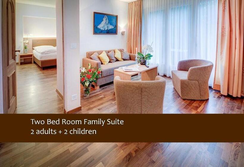 Семейный люкс с 2 спальнями и террасой, Alpen Resort & Spa