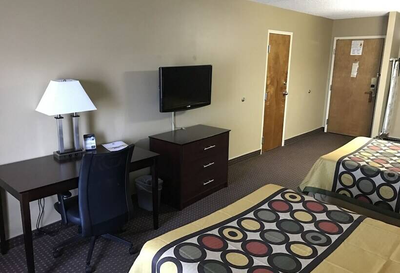 Номер Стандарт 2 Двуспальные Кровати, Super 8 By Wyndham Miamisburg Dayton S Area Oh