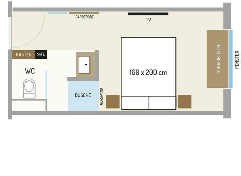 Номер Basic, Best Western Hotel Spinnerei Linz