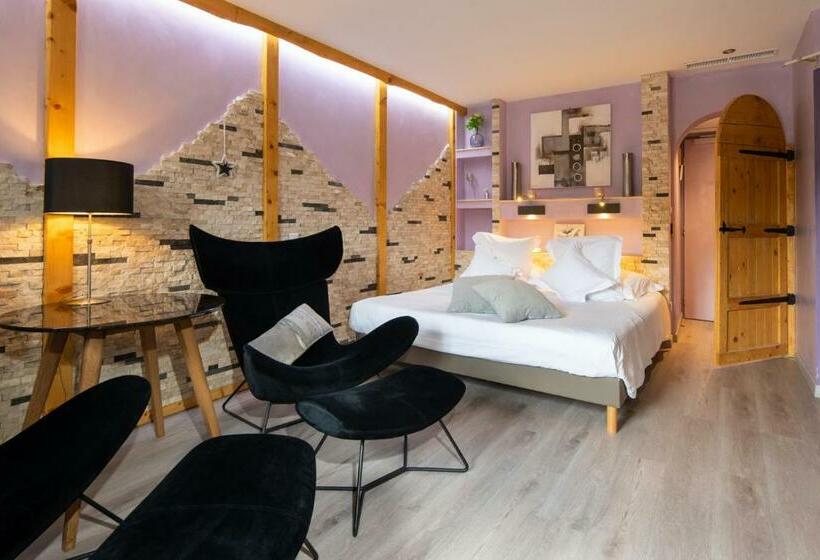 Номер Deluxe, Domaine Du Haut Jardin Hôtel & Chalets Spa Privé