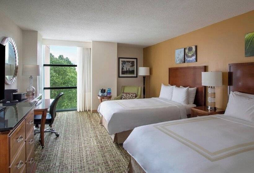 ２ダブルベッドのスタンダードルーム, Atlanta Marriott Alpharetta
