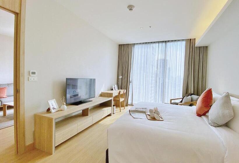 آپارتمان لوکس 1 خوابه, Oakwood Suites Bangkok