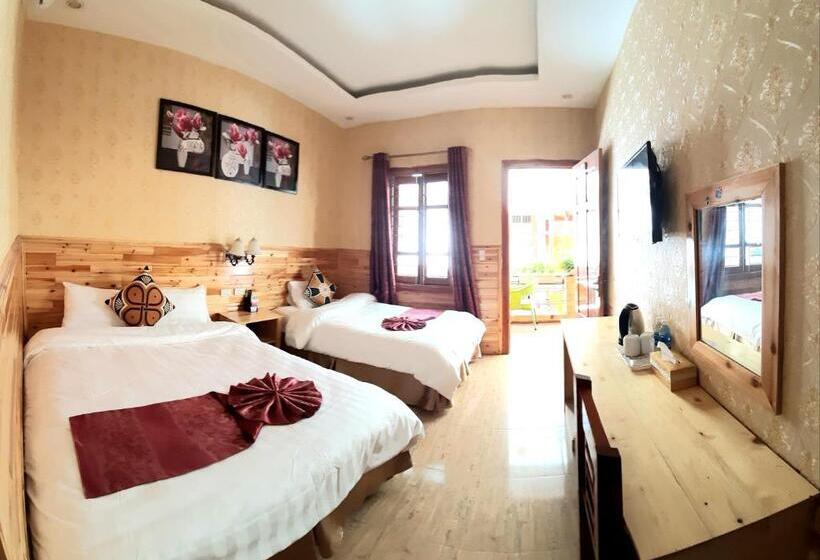 اتاق خانوادگی با چشم‌انداز باغ, Dang Khoa Garden Inn