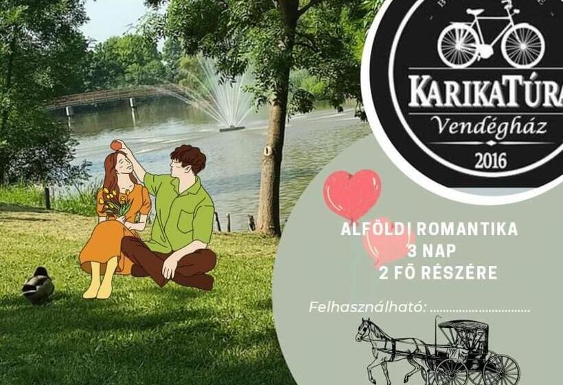 اتاق استاندارد با سرویس بهداشتی مشترک, Karikatúra Vendégház