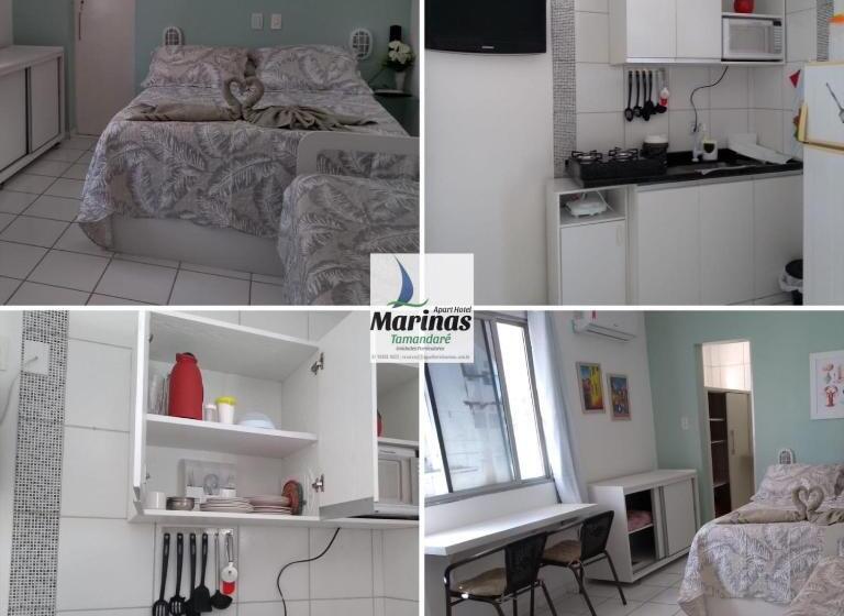 Апартаменты 1 Спальня, Apart Hotel Marinas Tamandaré