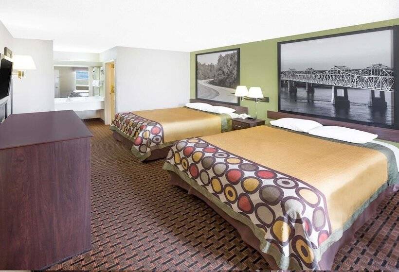 Номер Стандарт 2 Двуспальные Кровати, Super 8 By Wyndham Madison/ridgeland Area