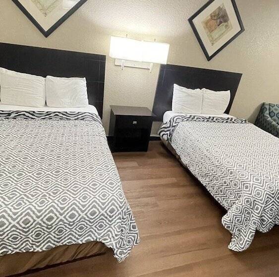 Номер Стандарт 2 Двуспальные Кровати, Americas Best Value Inn Pinckneyville