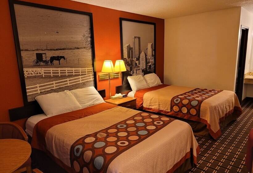 스탠다드 룸 더블 침대 2개, Super 8 By Wyndham Newcomerstown