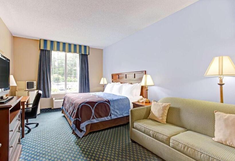 带大床的豪华间, Super 8 By Wyndham Smithfield Selma