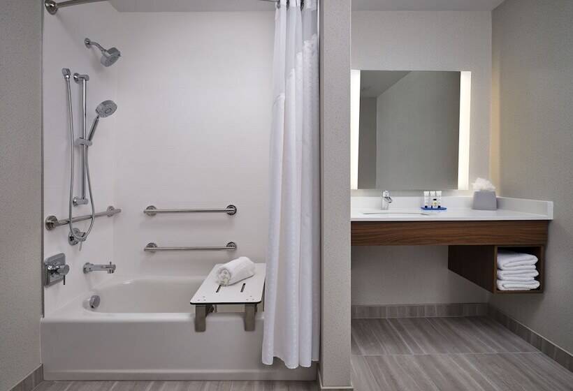 适合残疾人士使用的套间, Holiday Inn Express & Suites   Lockport, An Ihg