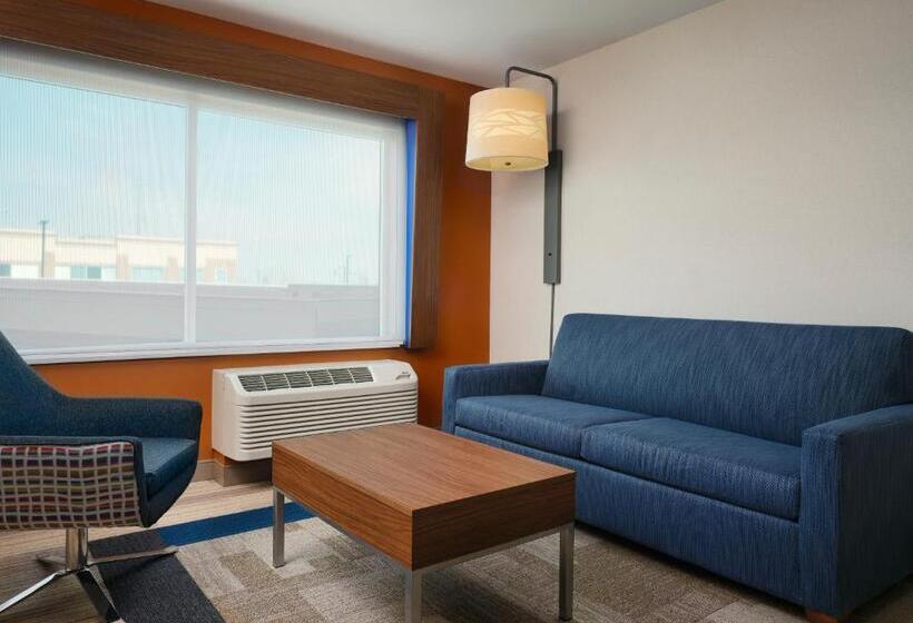 带大床的行政房间, Holiday Inn Express & Suites   Lockport, An Ihg