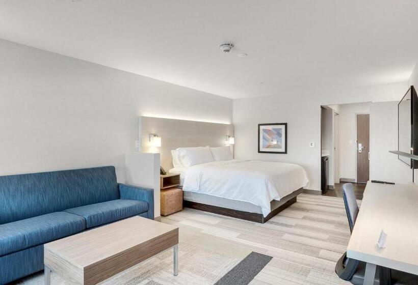 带大床的行政房间, Holiday Inn Express & Suites   Lockport, An Ihg