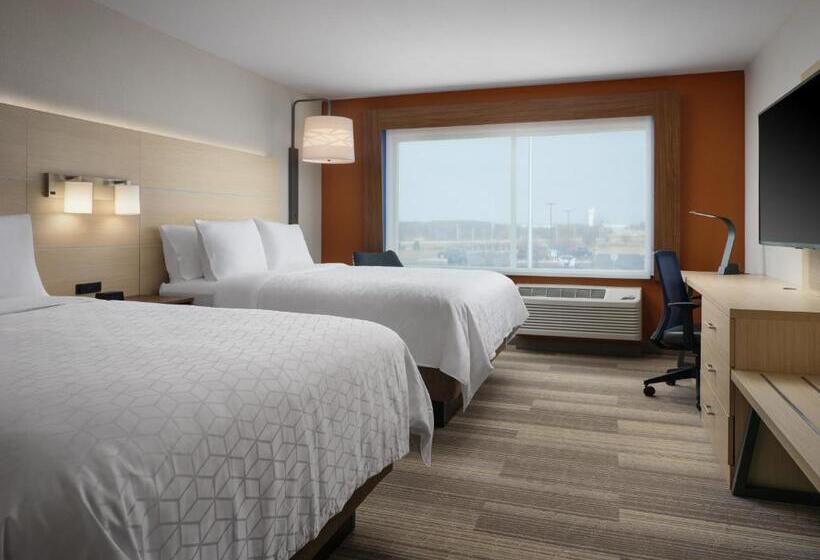 适合残疾人使用的标准间, Holiday Inn Express & Suites   Lockport, An Ihg