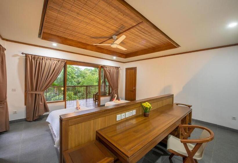 디럭스 룸 측면 바다 전망, Murex Bangka Dive Resort