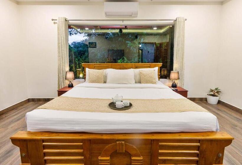 빌라 침실 1개, Stayvista At Serene Valley With Bonfire & Badminton