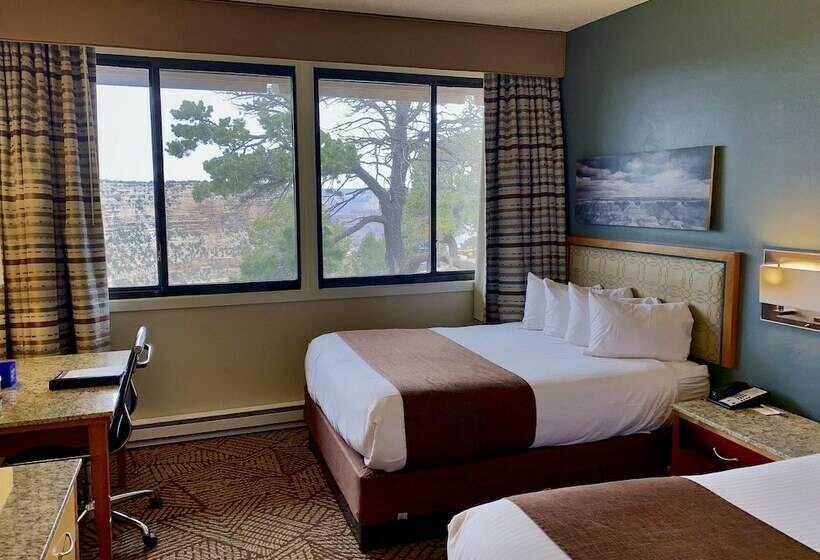Номер Стандарт 2 Двуспальные Кровати, Thunderbird Lodge   Inside The Park
