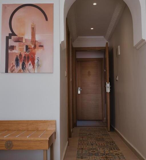 اتاق لوکس با چشم‌انداز استخر, Diwane Hotel & Spa Marrakech