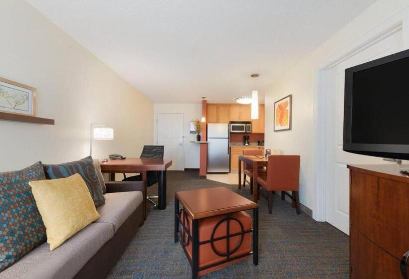 اتاق لوکس با تخت بزرگ, Residence Inn By Marriott Oklahoma City Downtown/bricktown