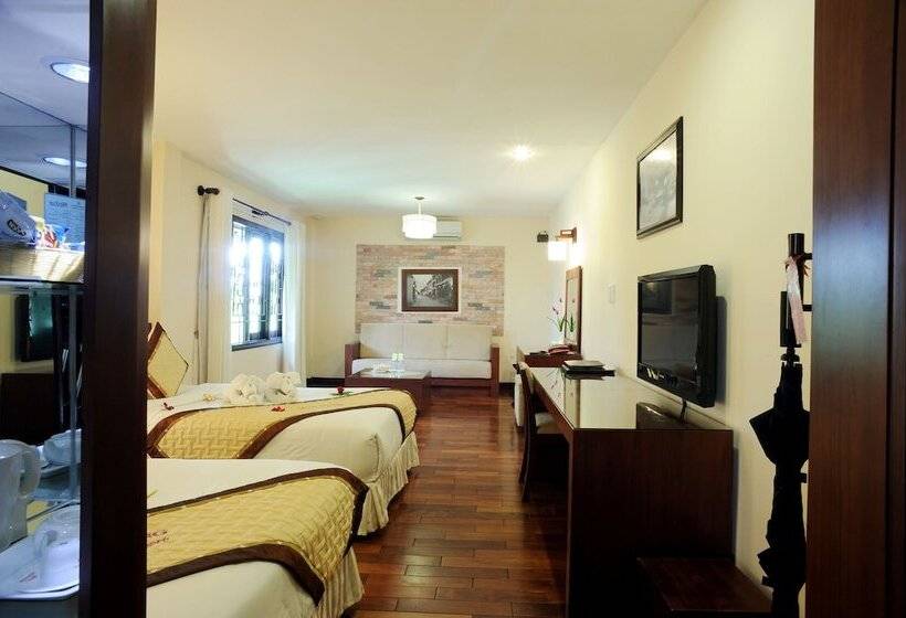 اتاق سوپریور با چشم‌انداز باغ, Vinh Hung Riverside Resort & Spa