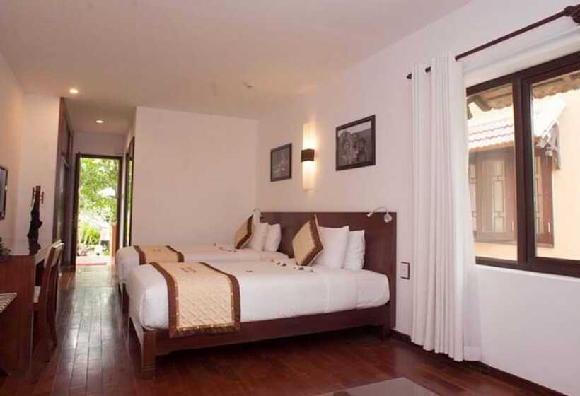 اتاق سوپریور با چشم‌انداز باغ, Vinh Hung Riverside Resort & Spa