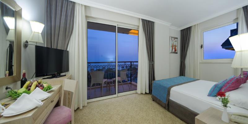 标准间侧面带海景, Crystal Family Resort & Spa   Ultimate All Inclusive