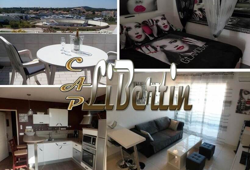 Апартаменты 1 Спальня, Studio Village Naturiste Hôtel Restaurant Libertin Cap D Agde